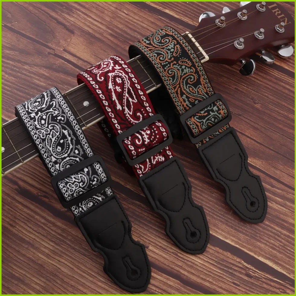 Ethnic Fashion Bd - Fashion Retro Embroidered Electric Guitar Strap