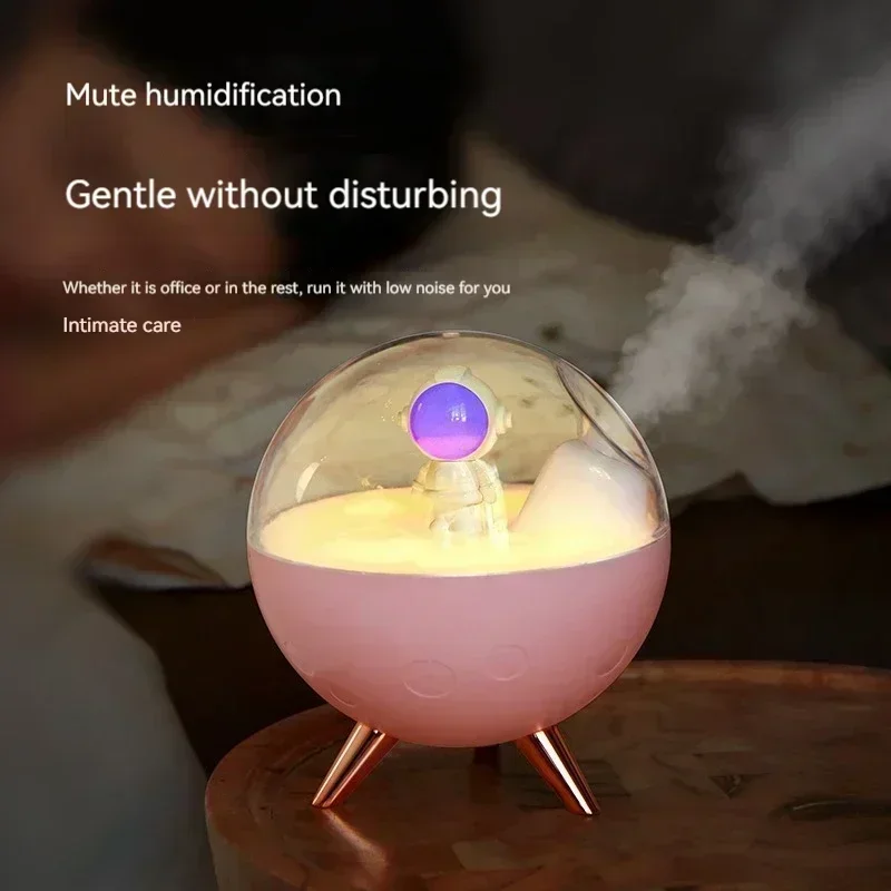 

Home Bedroom Hydration USB Desktop Wireless Small Spray Astronaut Humidifier Essential Home Office New Astronaut Humidifier