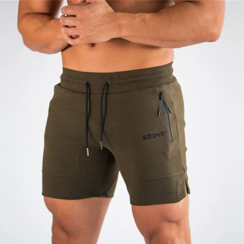 Shorts de Fitness pour hommes, pantalons courts de course, de jogging, d\'entraînement, de plage, de marque, avec poche zippée, nouvelle collection,