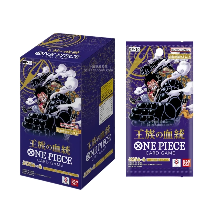 Original Bandai OPCG Anime Booster Box One Piece OP01 OP02 OP09 OP10 PRB01 Awakening of The New Era TCG Card Pack Toy Collection