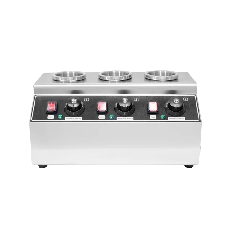 

Kitchen Appliances Commercial Triple Electric Food Sauce Warmer Sauce Bottle Warmer Cheese Warmer