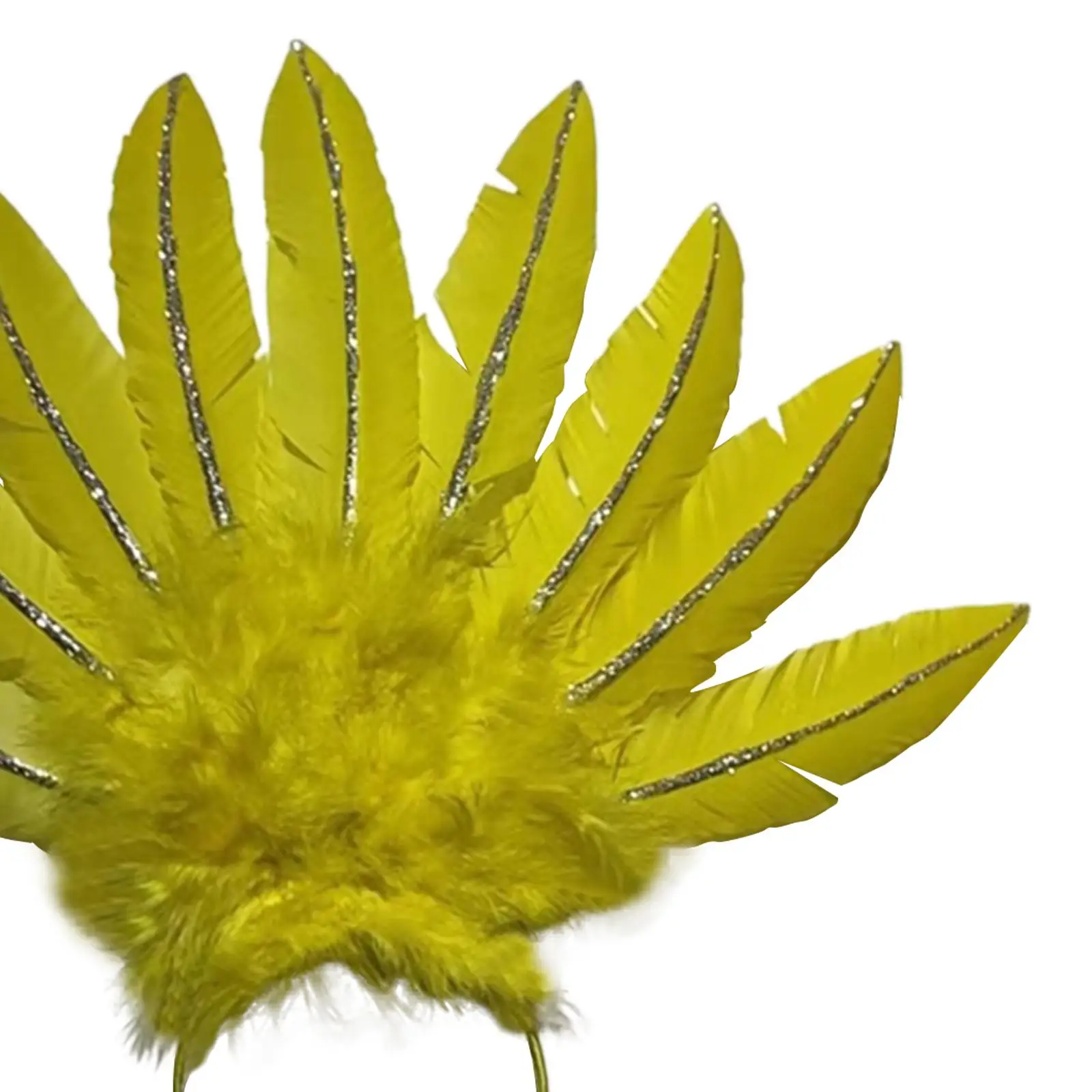 Copricapo di piume Costume in maschera Accessori per la testa Fasce per capelli cosplay per