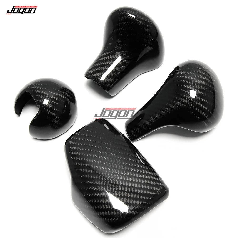 Gear Shift Knob Cover Trim For Audi A3 8Y A4 Allroad B7 B8 B9 A5 Q5 S5 Sportback A6 S6 A7 S7 Q5 Q7 C7 Carbon Fiber Gear Knob