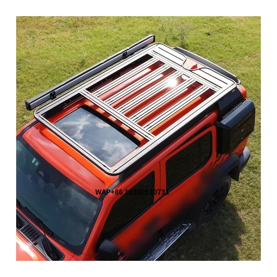 

Cargo Carrier Crossbar Luggage Basket Decorate Roof Rack Roll Bar for GWM Tank 300 Defender