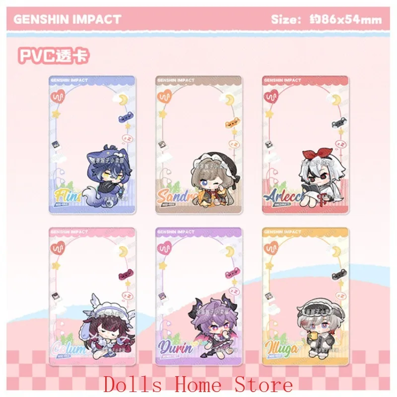 Genshin Impact Flins Sandrone Arlecchino Columbina Anime Cosplay Button Pin Cartoon Brooch Badge Backpack Acrylic Stand Pendant view 4