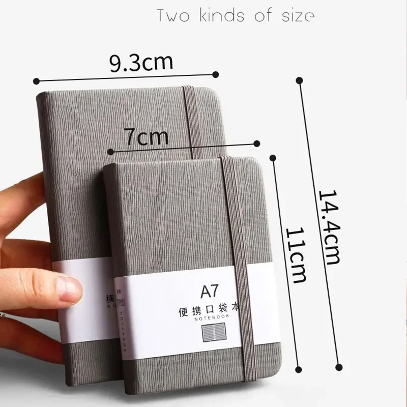 1pc A7 Mini Notebook Portable Pocket Notepad Memo Diary PlannerWriting Paper For Students School Office Supplies Back To School