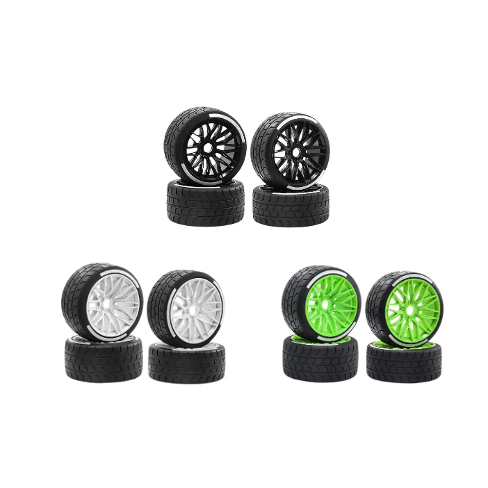 4x 1/7 RC Car Tires DIY Modified Sturdy Replace for Vehicle Trucks Crawler