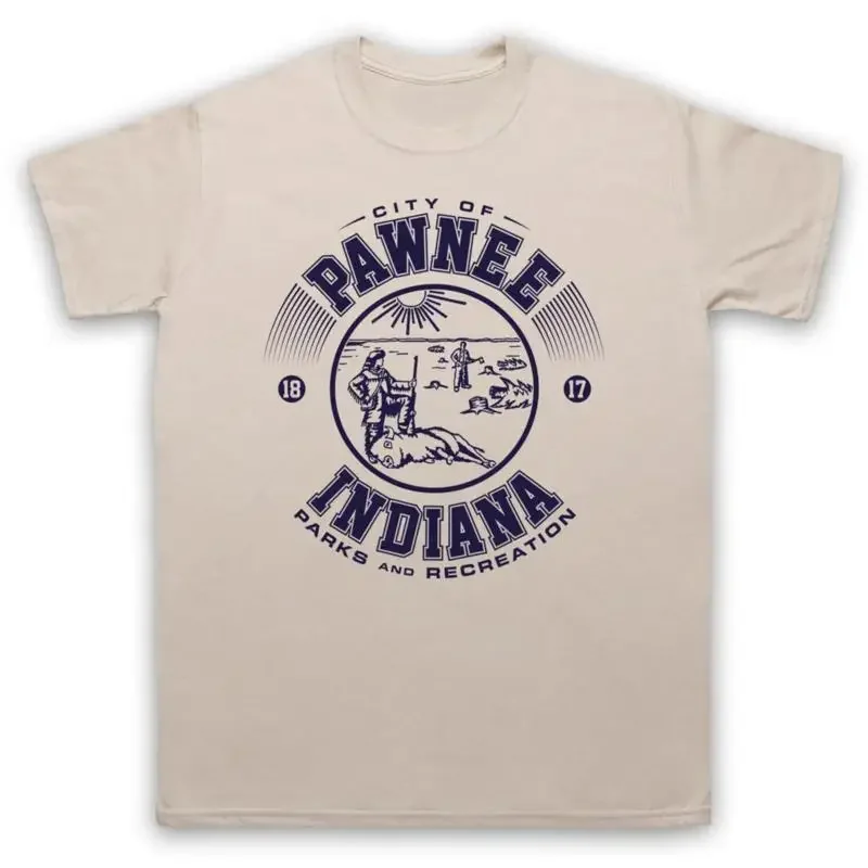 PARKS AND RECREATION CITY OF PAWNEE INDIANA COMEDY TV MENS WOMENS T SHIRT