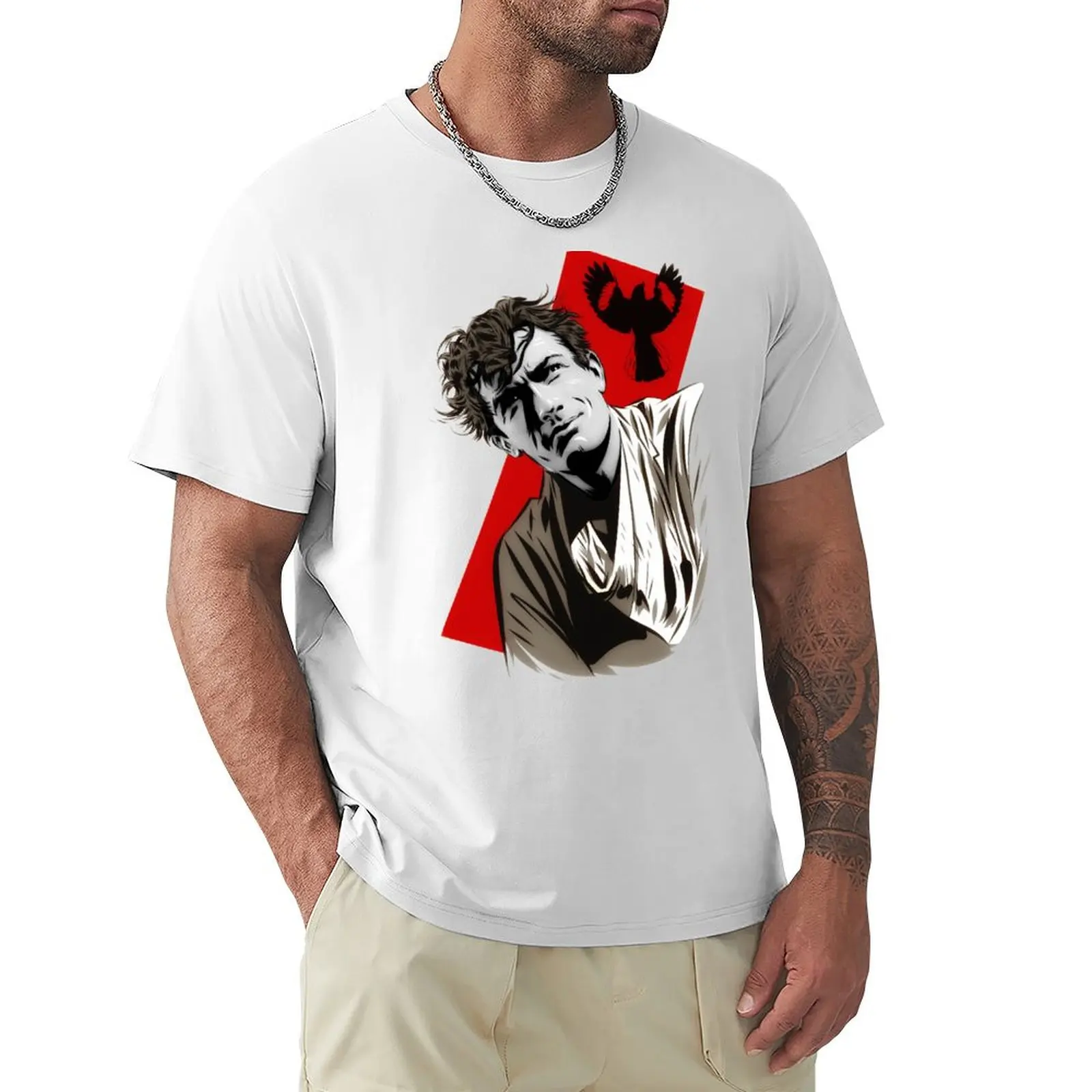 Gregory Peck - An illustration by Paul Cemmick T-Shirt Aesthetic clothing aesthetic clothes cute clothes funny t shirts for men