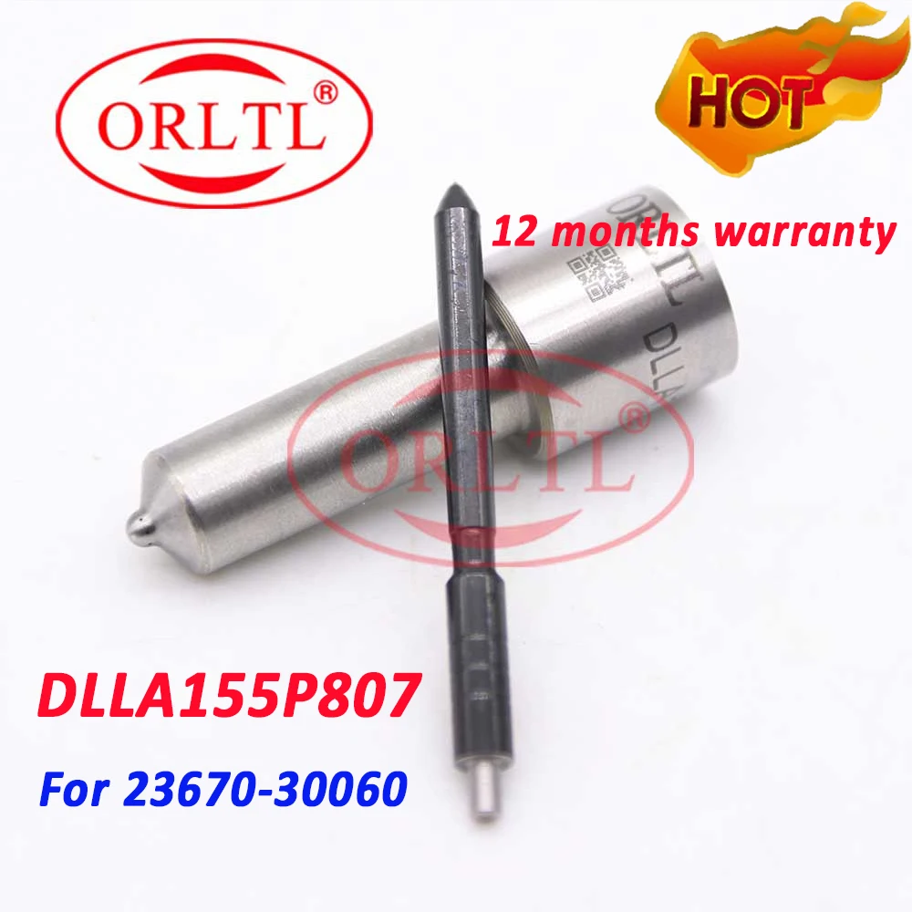 

4PCS DLLA155P807 Diesel Injector Dlla 155 p 807 Common Rail Nozzle 093400-8070 DLLA 155 P807 for Toyota 23670-30060