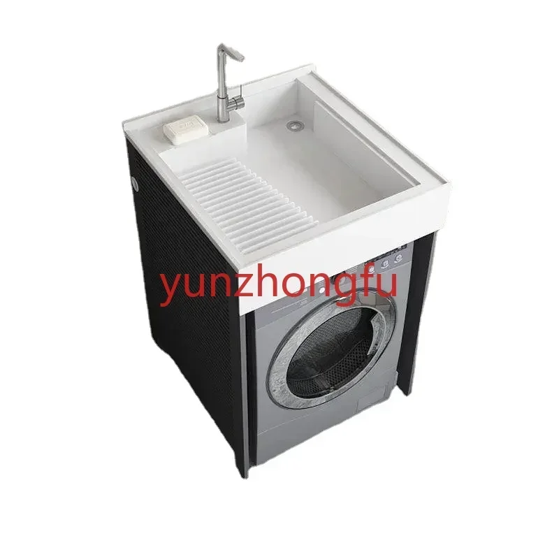 drum washing machine, companion washing pool slot, angle Small unit laundry cabinet combination, integrated basin combination,