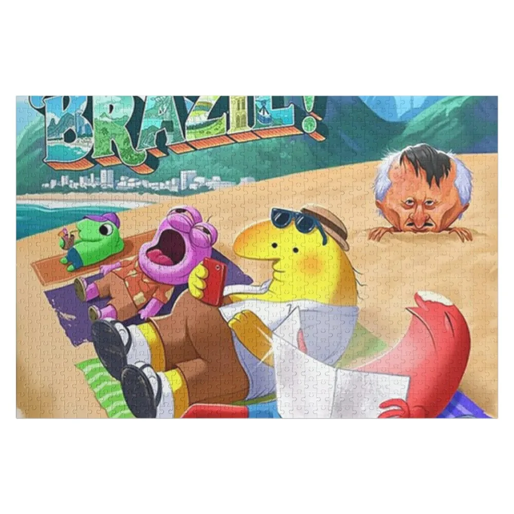 The Smiling Friends go To Brazil Jigsaw Puzzle For Children Works Of Art Customized Picture Puzzle