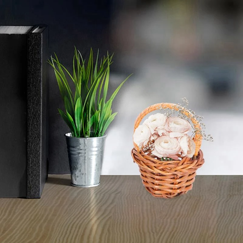 Mini Woven Baskets Miniature Flower Baskets Miniature Flower Baskets Small Easter Candy Gift Baskets
