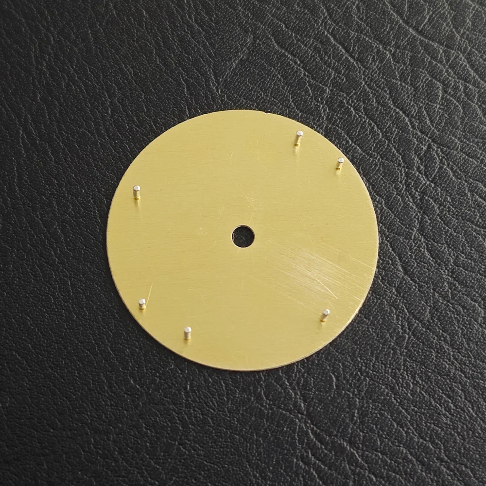 28,5 mm leuchtendes, reinweißes, mattes Zifferblatt, passend für NH35 M8215 E2824 Uhrwerke, Zubehör, Ersatzteile für Herrenuhren – Detail 4