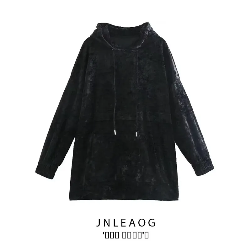 เสื้อสเวตเตอร์ขนห่านแฟชั่นทรงหลวมสำหรับผู้หญิง ดีไซน์อเนกประสงค์ ให้ความรู้สึกหรูหรา สินค้าใหม่สำหรับฤดูใบไม้ร่วง