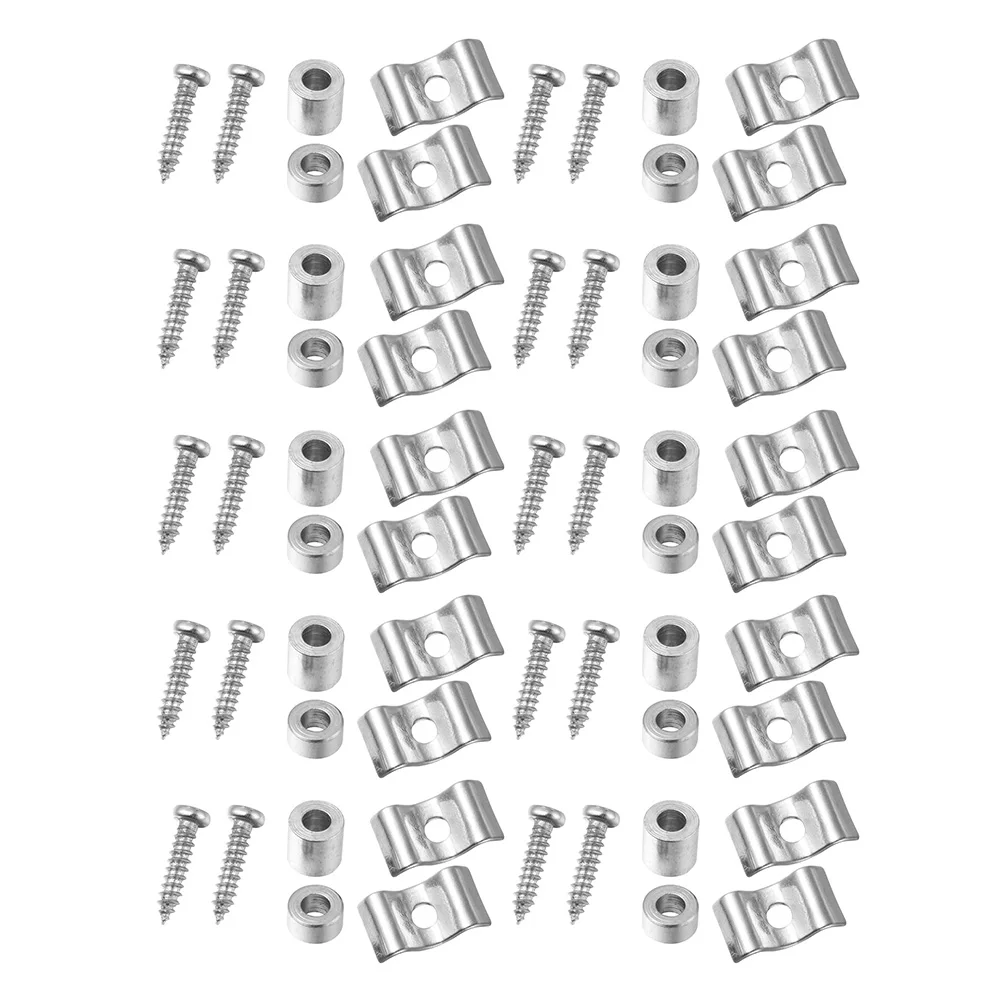 

20 set Electric String Buckle Premium Metal Guitar Head Pressure Chord Buttons Durable For Guitar Parts Accessories Instruments