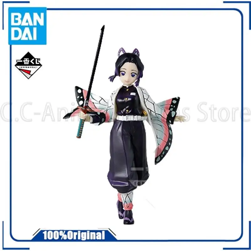 Bandai In Stock Ichiban Kuji Demon Slayer Kochou Shinobu Kamado Nezuko Agatsuma Zenitsu Original Figure Genuine Anime Model Gift