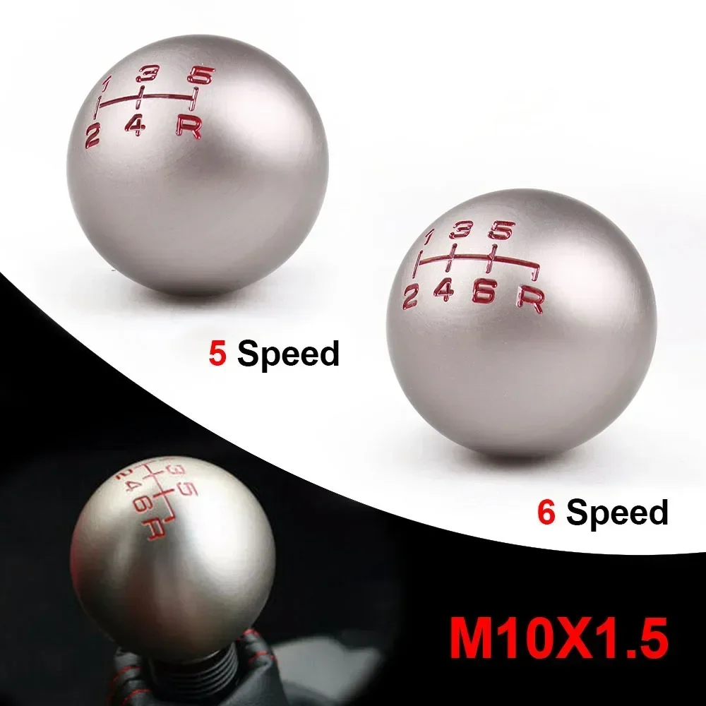 2022 Honda Fit Civic City FD2 FN2 EP3 typeR DC2 DC5 AP1 AP2 S2000 F20C Aluminum 5/6 Speed JDM Ball Shape Shift Gear Knob M10*1.5