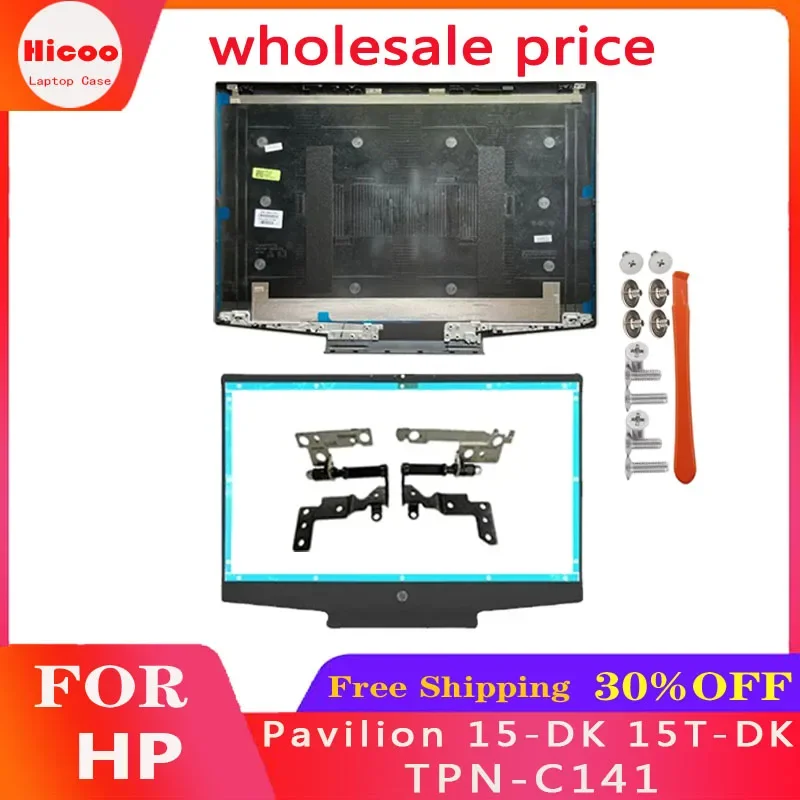 

For HP 15-DK 15T-DK TPN-C141 Laptop LCD Rear Cover Front Frame hinge Air Outlet/Top cover/screen frame