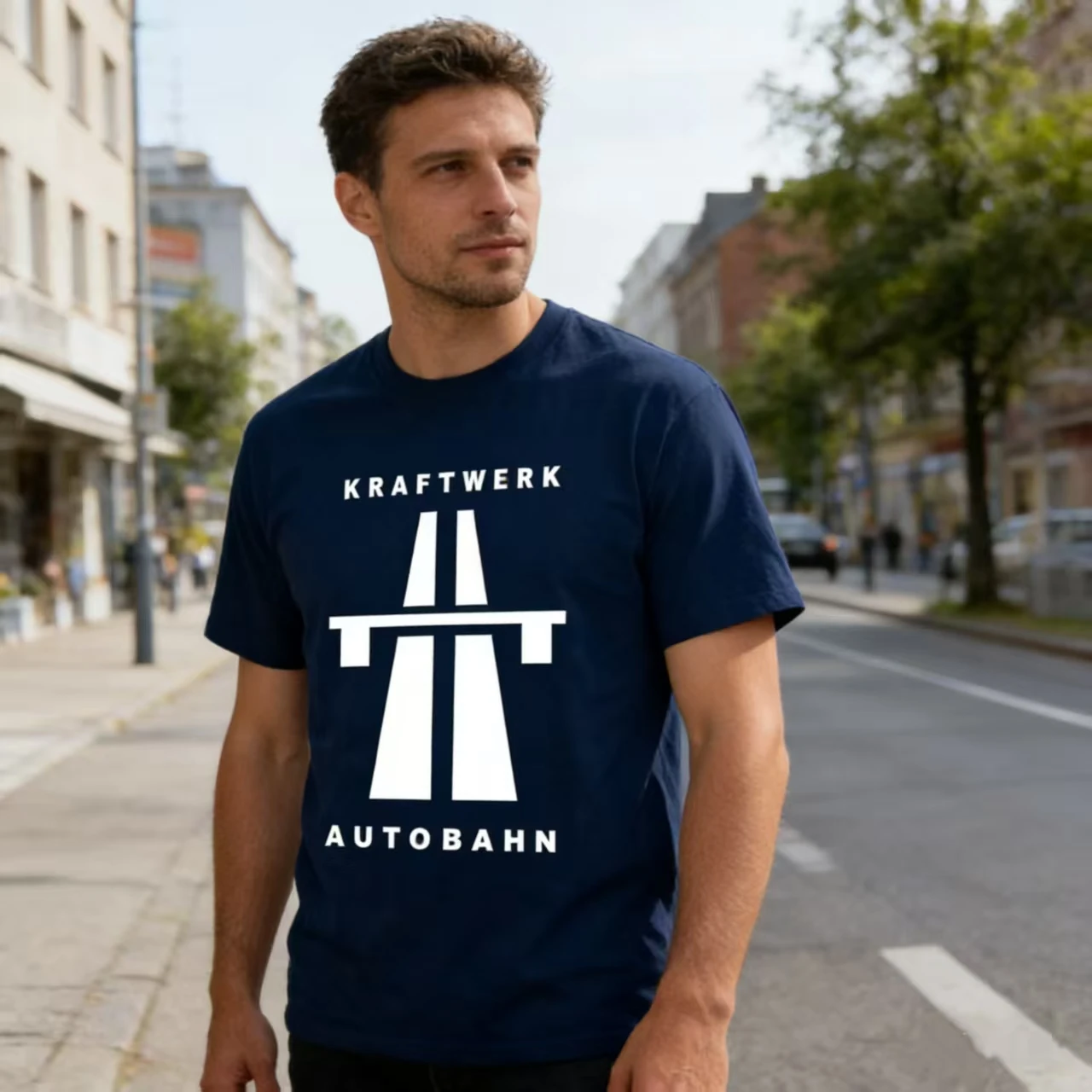 Camiseta de estilo retro, ropa de música Highway/Rational Mechanism, camiseta de música para hombre Autobahn – Kraftwerk, camiseta unisex.