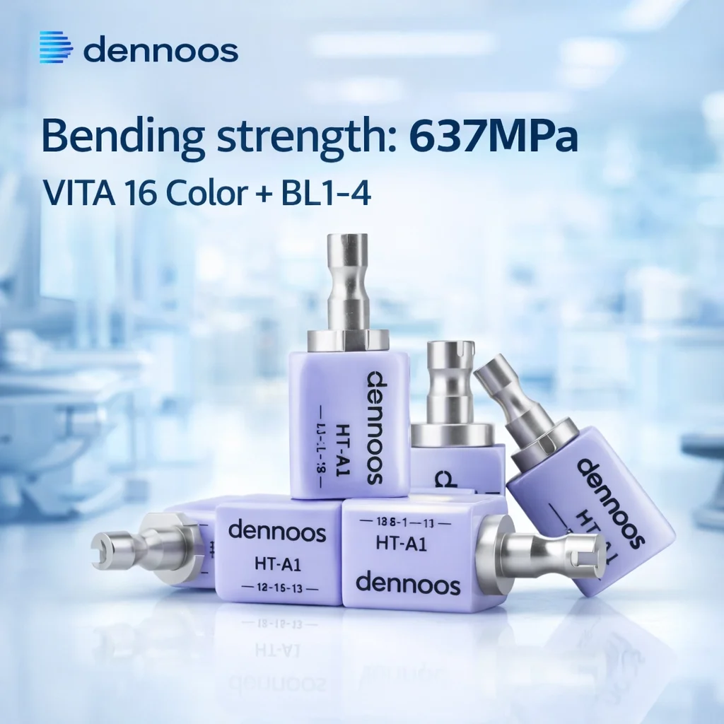 

10 шт./2 коробки C14 Lodden Dennoos: Стеклокерамические/литий-дисиликатные блоки-кубы LT MT MO HT для фрезерных систем CAD/CAM Sirona Cerec