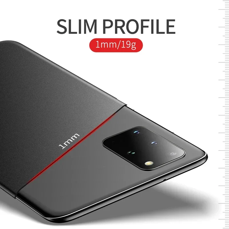 Funda a prueba de golpes para Samsung S20, carcasa de plástico duro, ultradelgada, esmerilada, para Galaxy S20 + Plus Ultra FE 5G