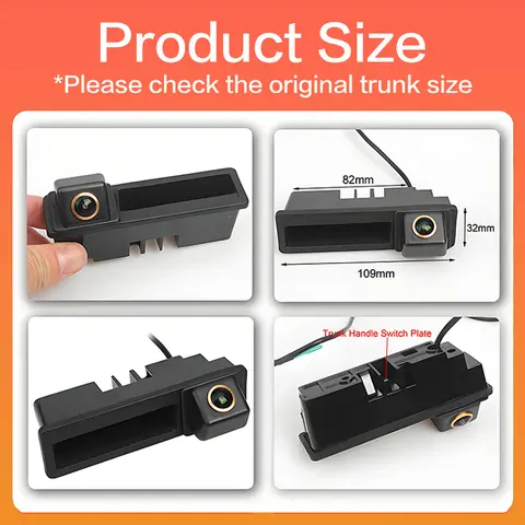 AHD 1080P 자동차 후면보기 카메라 Audi A3 8P A1 A4 B7 B6 A6 C6 Q7 S5 A6L Q5 야간 투시경 역방향 차량