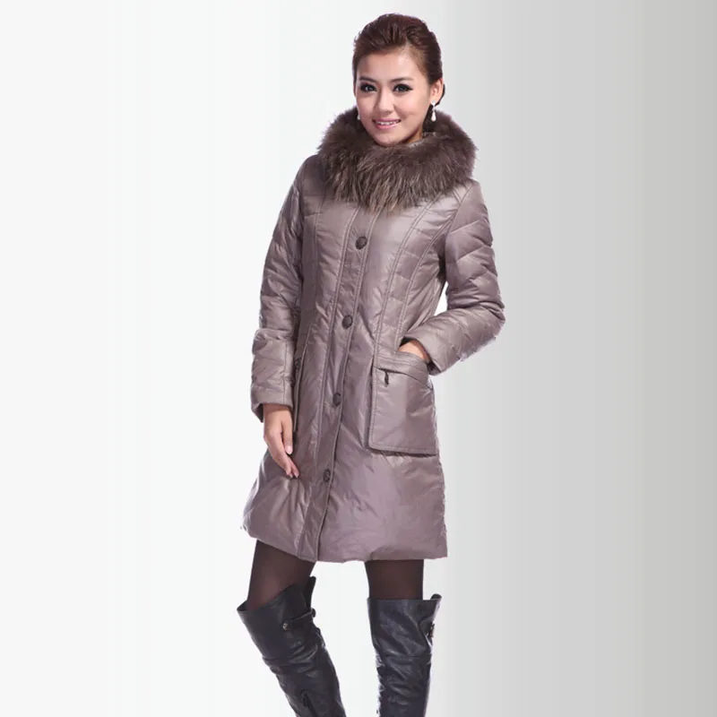 Woman winter coats Down jacket Woman clothing feather parkas Women down jacket New outerwear clothes Plus size women's clothing view 4