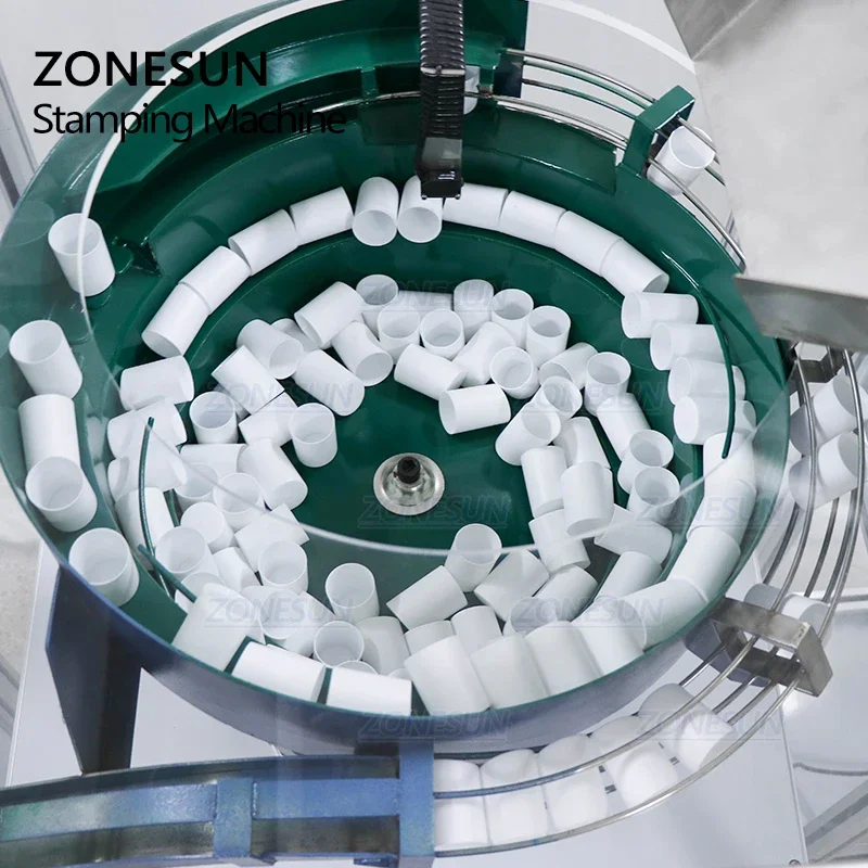 ZONESUN ZS-819-R4 Automatic Sheet Feed Heat Press Machine Bottle Cap Hot Foil Stamping Machine Manufacturer For Sale
