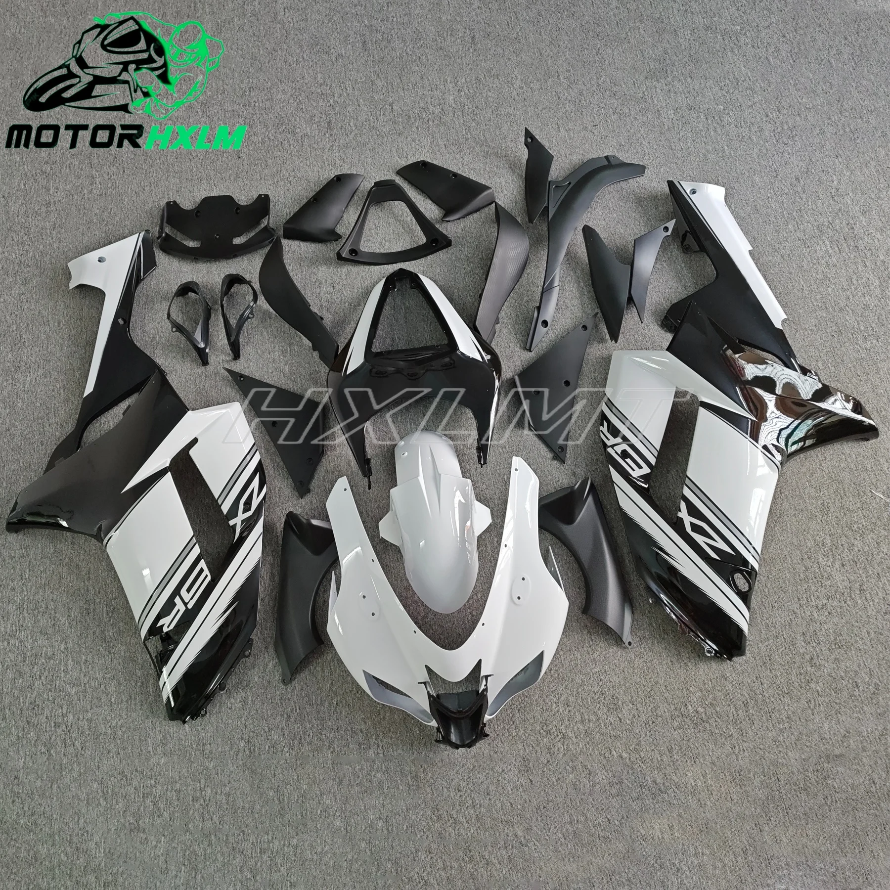

For Kawasaki Ninja636 ZX6R ZX-6R 2007 2008 Motorcycle Fairings Injection Mold Painted ABS Plastic Bodywork Kit Sets Black Whtie