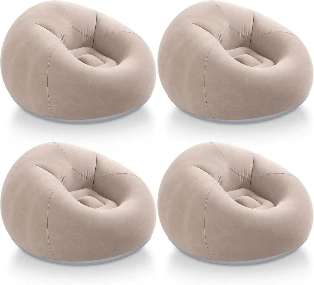 Bean Bag Chairs Inflatable Camping Chairs Inflatable Lazy Sofa Blow up Chairs Folding Portable Inflatable Chair