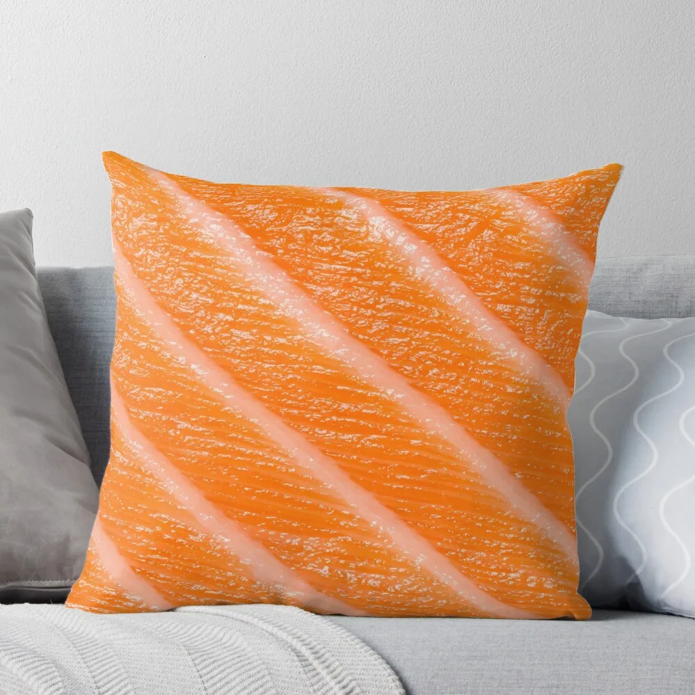 Salmon Sushi / Sashimi Throw Pillow covers for pillows Decorative Pillow Covers For Sofa