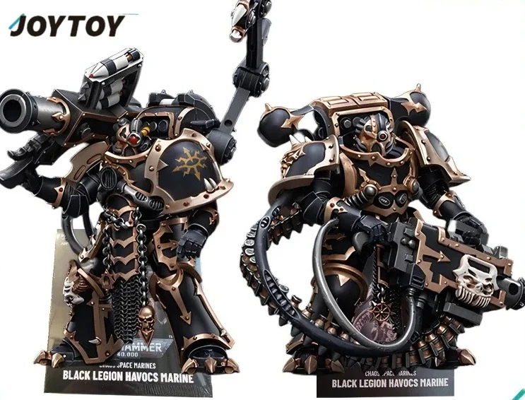 

JOYTOY, оригинальная экшн-фигурка JOYTOY X Warhammer 40K серии Chaos Black Legion Disaster Warrior 04/Disaster Warrior 05 1/18, фигурка в подарок