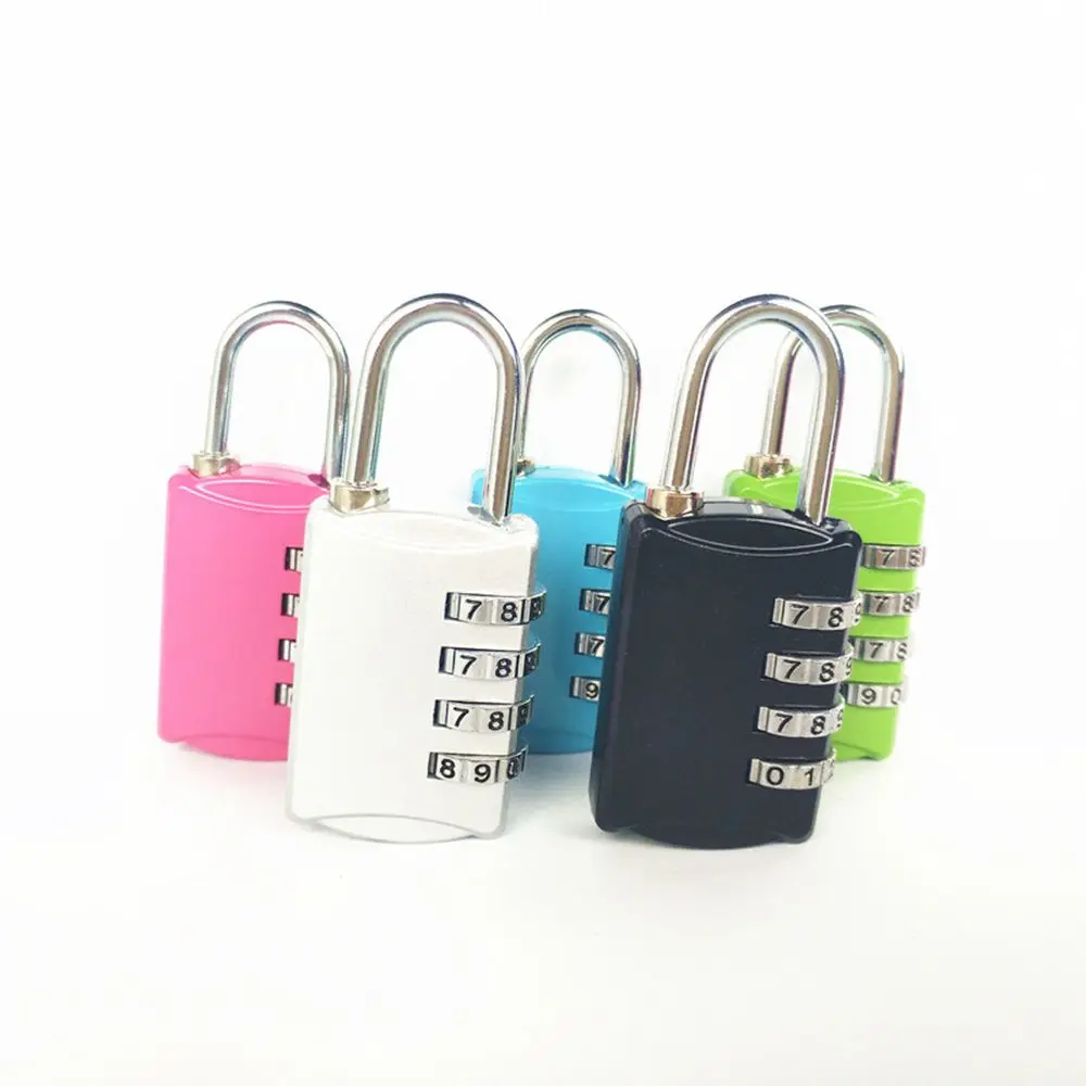 Durable 4 Digit For Luggage Combination Suitcase Travel Code Smart Lock Padlock Number Locks Password Lock