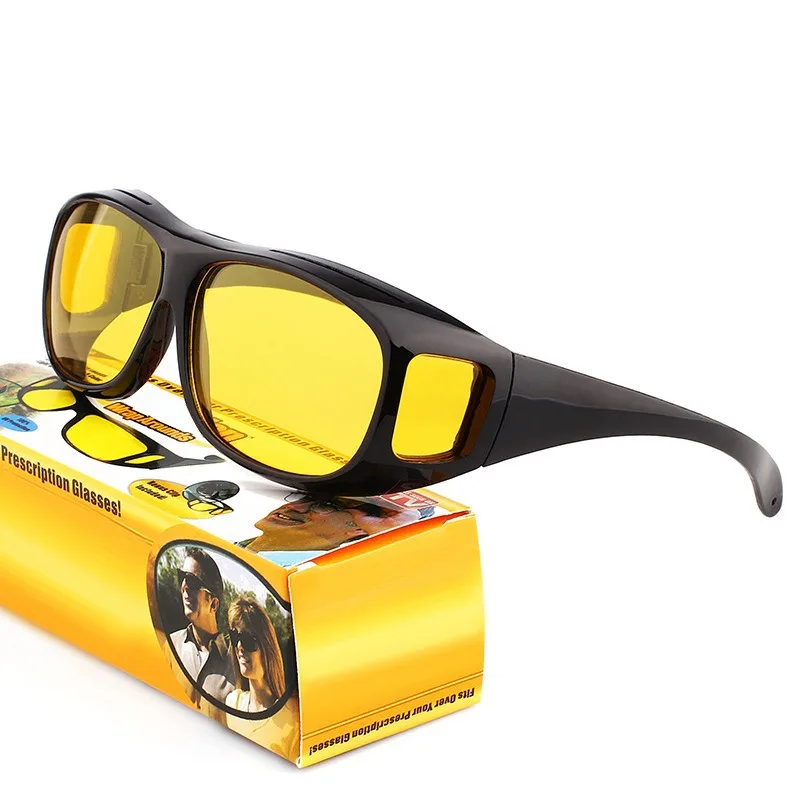 Night Vision Cycling Glasses Sports Sunglasses Men Women Outdoor Windproof UV Protection Riding Goggles