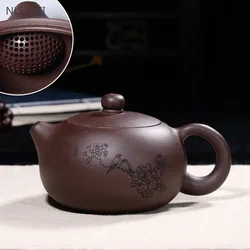 300ml Tradition Yixing Purple Clay Teapot Classic Zhu Mud Xishi Tea Pot Ball Hole Filter Beauty Tea Kettle Chinese Zisha Teaware