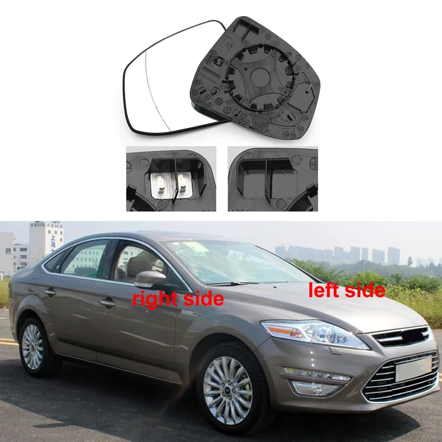 

For Ford Mondeo 2007 2008 2009 2010 2011 2012 Car Exteriors Part Side Mirrors Reflective Lens Rearview Mirror Glass Lenses