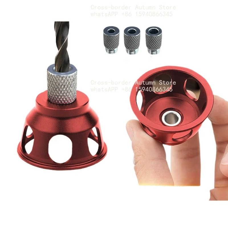 Woodworking vertical punching drilling fixture hand drill vertical punching
