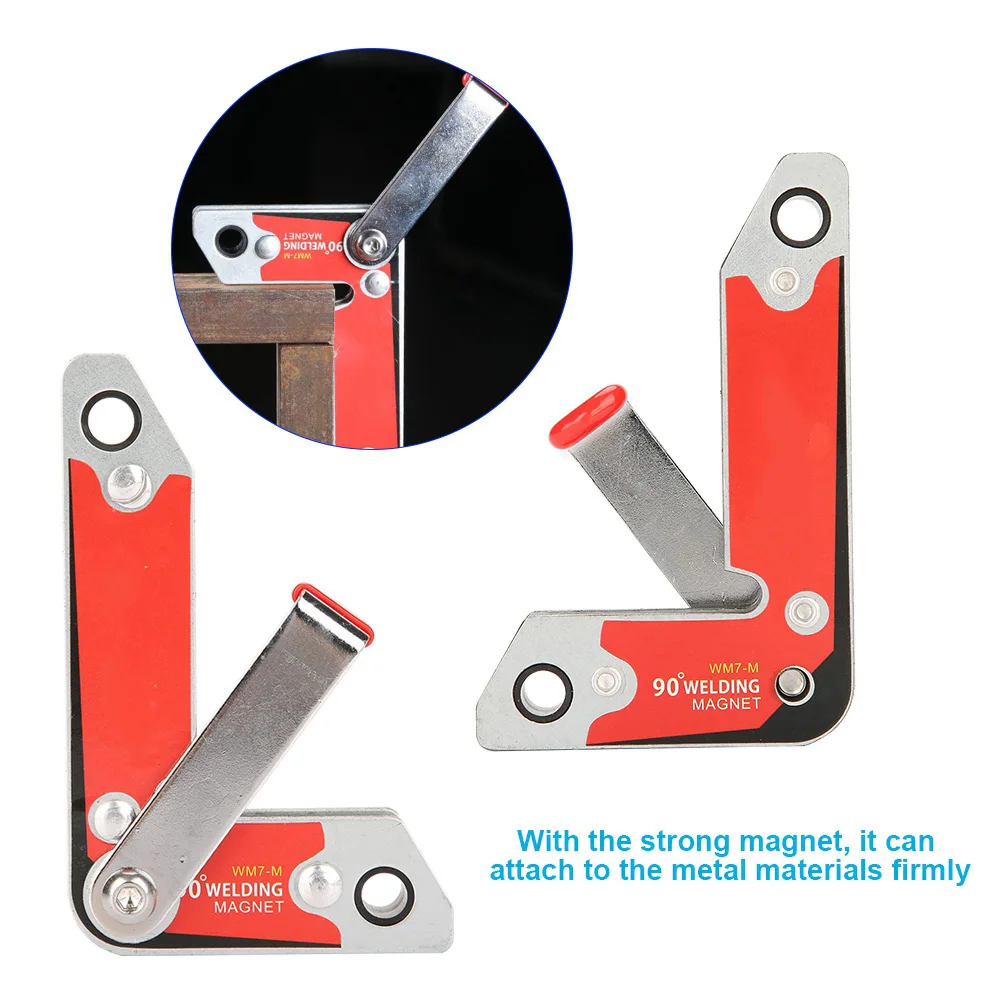 

Magnet Welding Clamp Magnetic Holder Fixer with Handle 30/60/90 Degree Magnetic Welding Holder
