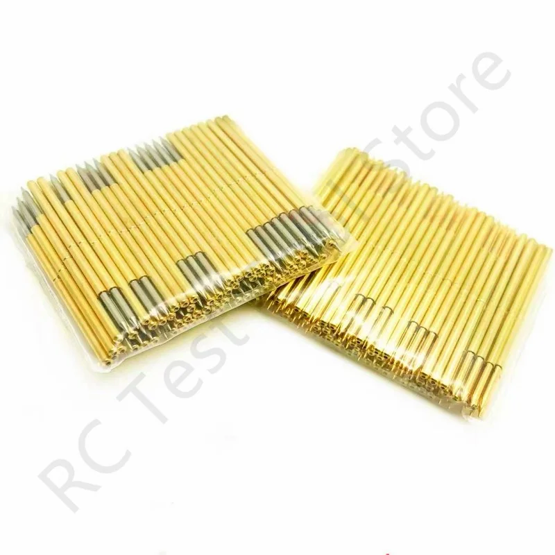 20/100 pz P100-B1 sonda di prova a molla P100-B Pin di prova PA100-B PA100-B1 strumento di prova 33.35mm Dia 1.36mm punta dell\'ago Dia 0.99mm Pogo