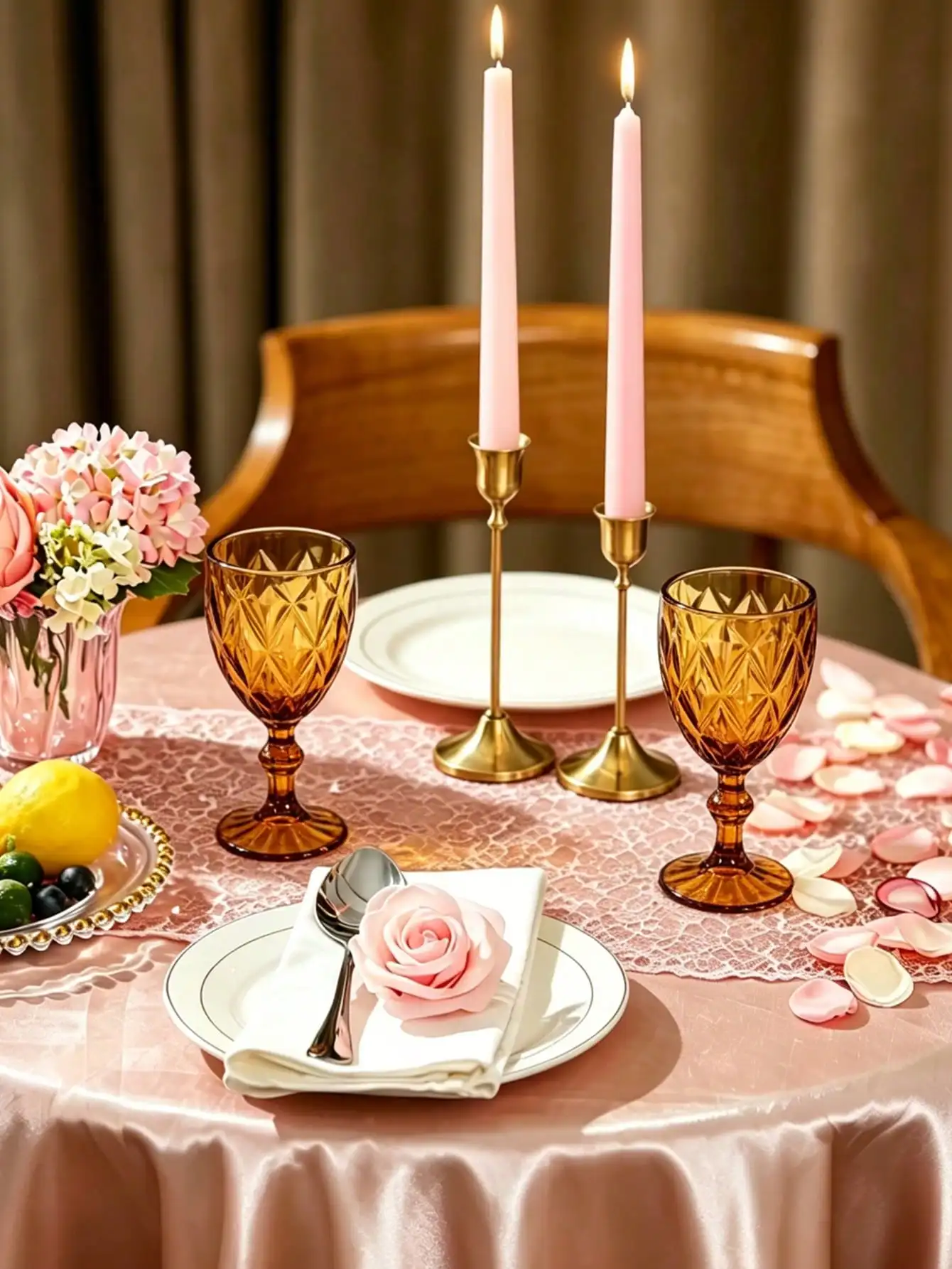 This Six-Piece 8-Ounce Amber Vintage Embossed Glass Goblet Set, Including Vintage Wine Glasses And Drinking Glasses, Is Perfect For Parties, Cocktail Parties, Halloween, Harvest Parties,  Bridal Showers, And Easter Parties.sh260713161641157969937