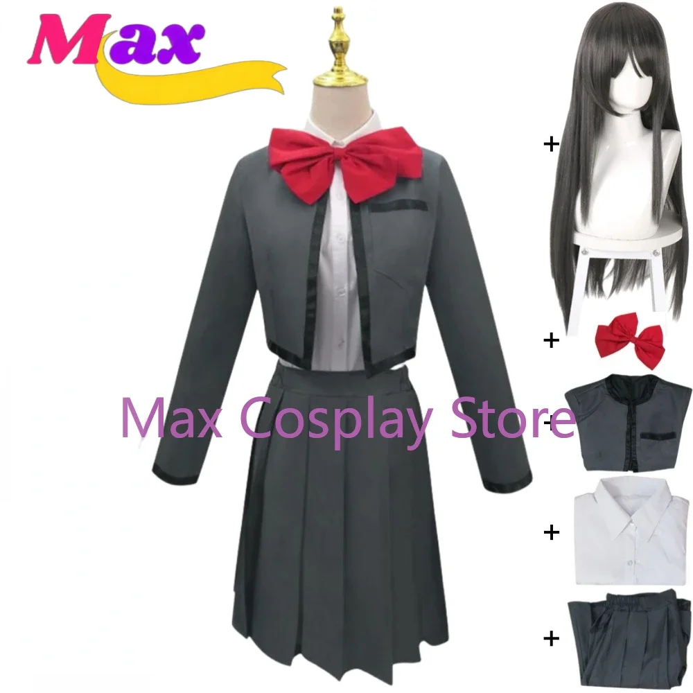 wby2 Anime Kagura Hikari Tendo Maya Aijo Karen The Musical Cosplay Costume Wig Grey School Uniform Halloween Suit