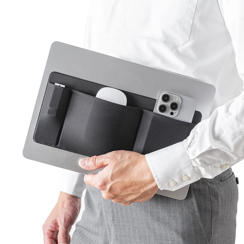 Japan SANWA Portable Laptop Paste Storage Bag Digital Accessories Integrated Accompanying Sundries Bag Office cd case