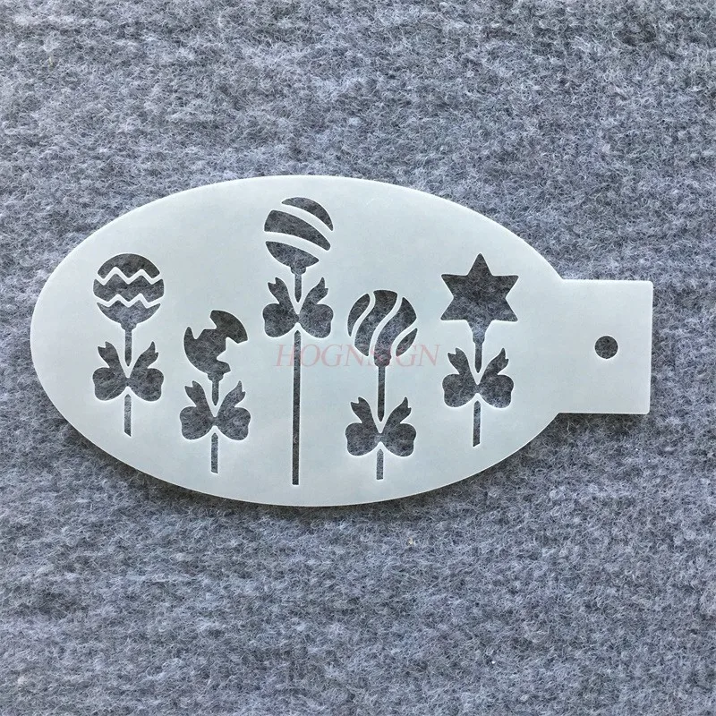 

1pcs hollow out facial hollow out template ruler Facial personalized pattern painting tattoo template elements stage makeup
