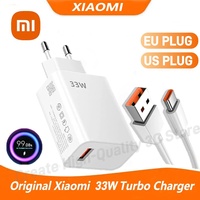 Xiaomi 33W Fast Charger QC 3.0 USB Type C Cable 6A Quick Charging Turbo Charge Mobile Phone Charger Adapter For Samsung Xiaomi