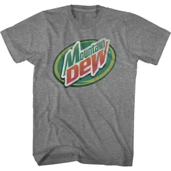 Distressed Circle Logo Mountain Dew T-Shirt
