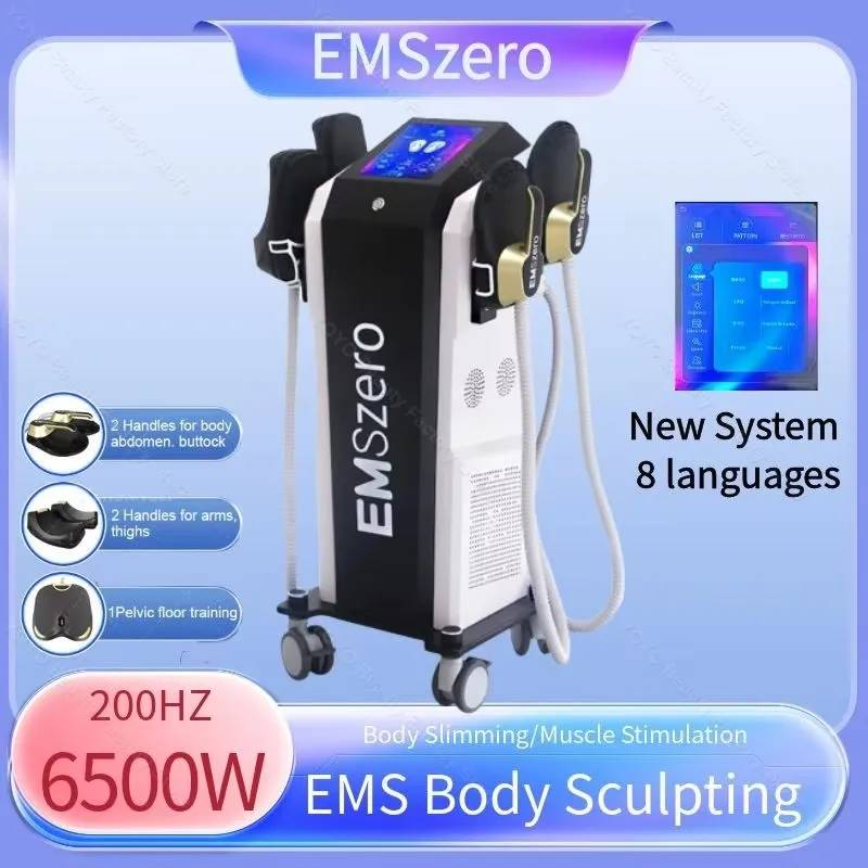 

EMSzero 15 Tesla 6500w NEO Body Slimming Nova EMS Fat Burning Sculpting Electromagnetic Muscle Stimulate Sculpt Therapy Machine