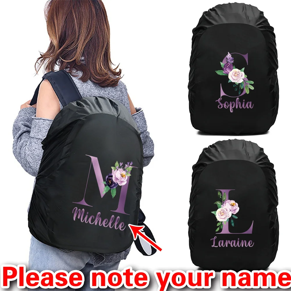 Personalized Customized Suitable for Hiking, Camping and Traveling. Printed Waterproof Backpack Rain Cover (20L/70L)