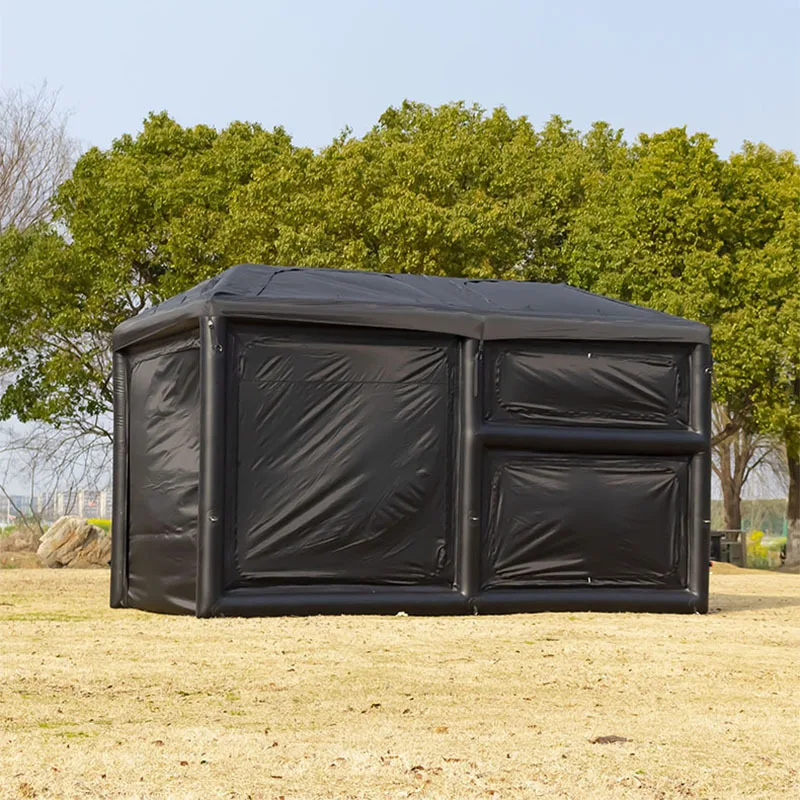 

Duplex inflatable villa tent, double-layer aerial camping room, dedicated to camp