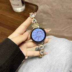 Women Diamond Strap for Huawei Watch GT4 41mm 46mm Slim Band For Samsung Galaxy 4 5 6 Classic 44 40mm Luxury Bracelet 18 20 22mm